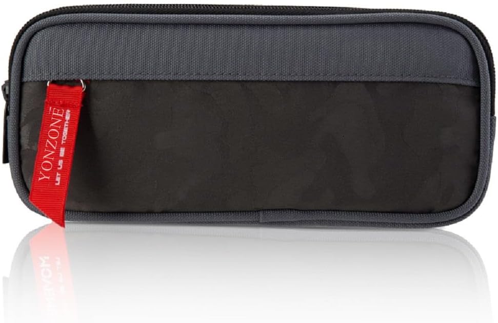 Thumbnail 2 de YONZONE Large Capacity Pencil Case with 3 Compartments (Grey) – multi-pocket organiser pouch