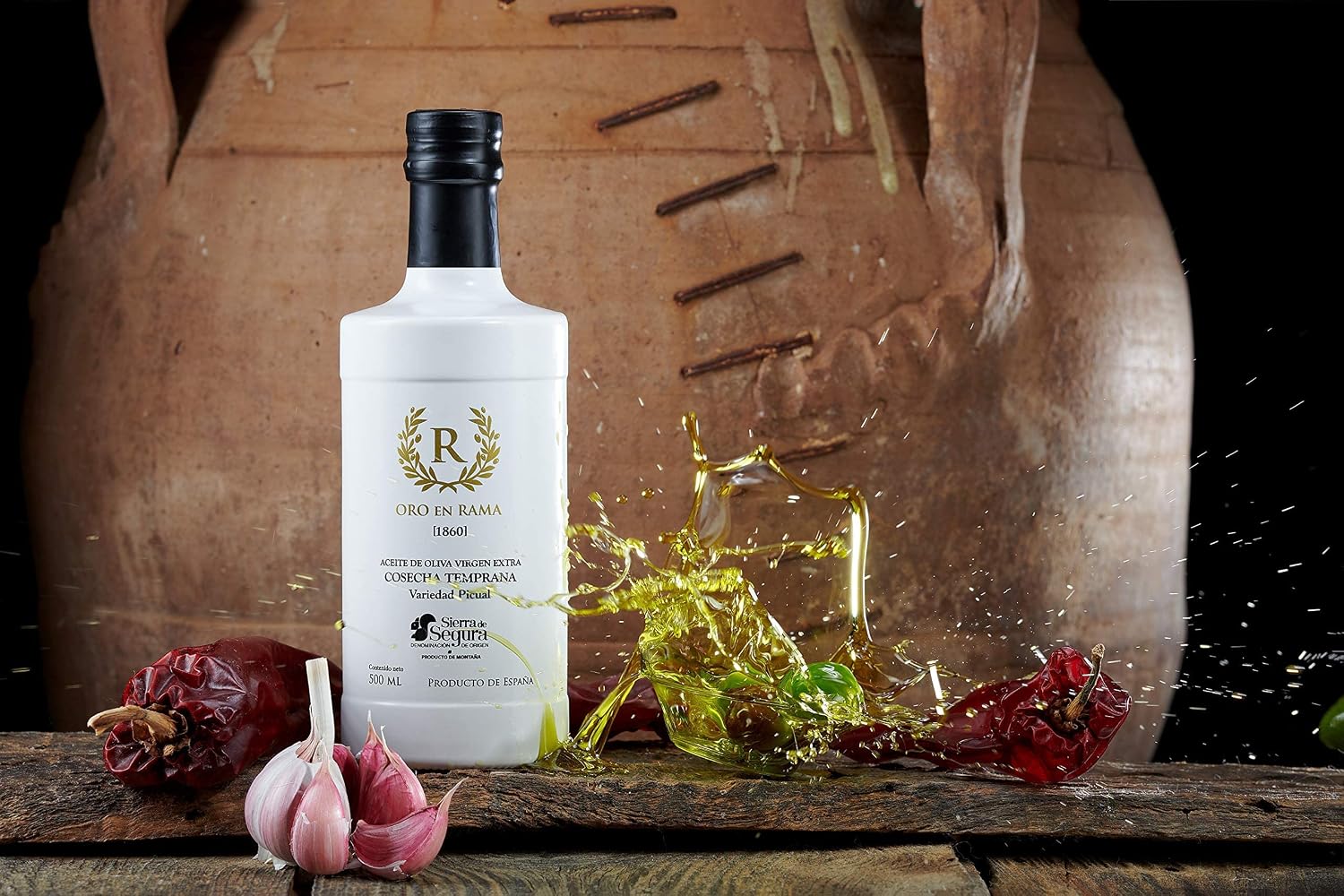 Detalle 2 de Oro en Rama 🌿 Aceite Picual DOP Sierra de Segura