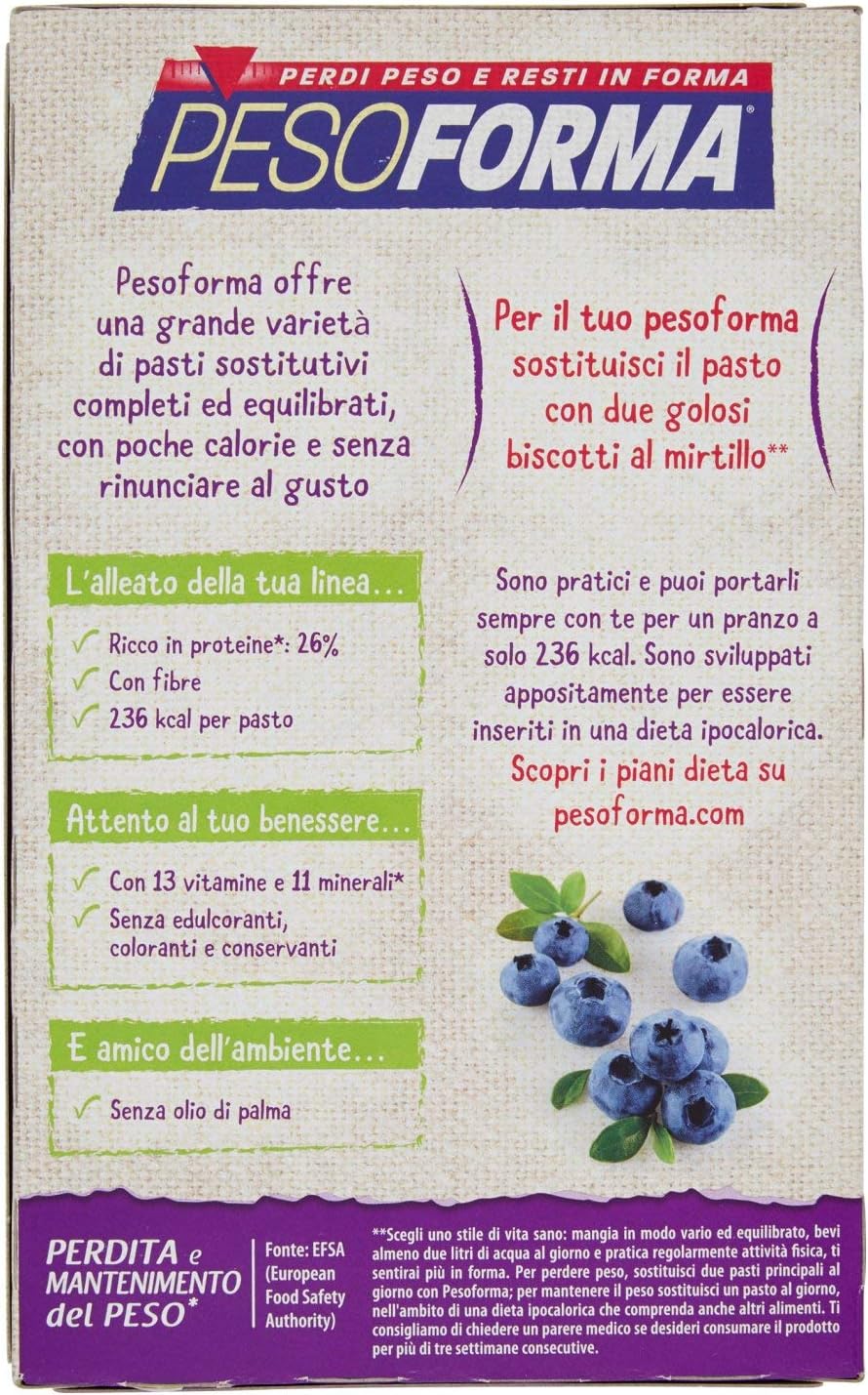 Thumbnail 2 de Pesoforma Biscotti al Mirtillo – Pasto Sostitutivo Dimagrante, 8 porzioni, 740 g