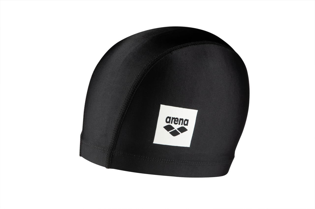 Detalle 2 de Arena Unix II Unisex Stoff-Badekappe – Schnelltrocknende, flexible Schwimmkappe aus Stretchstoff