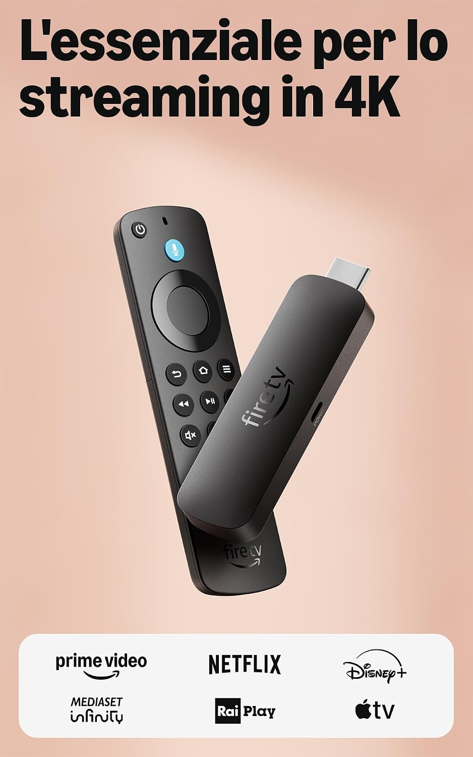 Detalle de Amazon Fire TV Stick 4K Select (ultimo modello) – Streaming 4K, Alexa e Cloud Gaming
