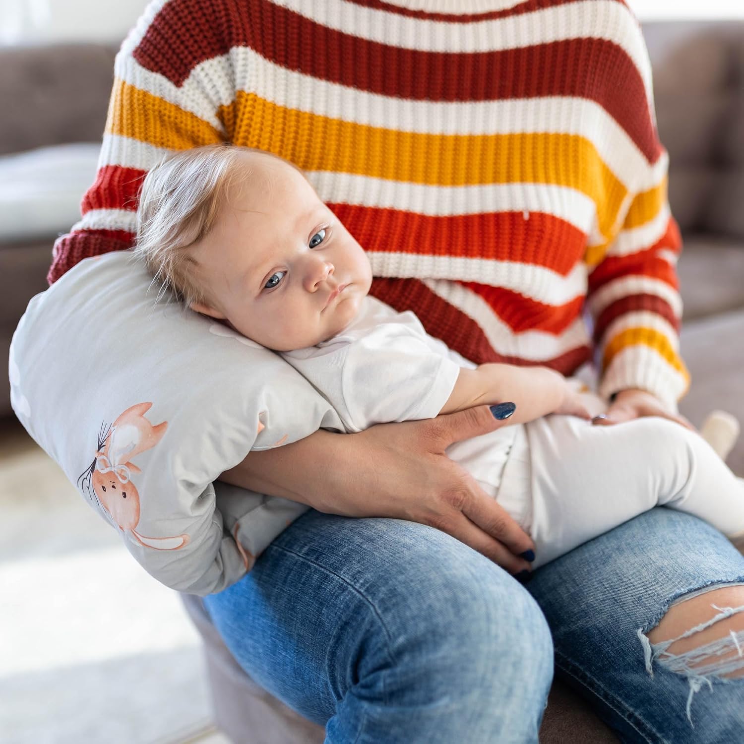 Thumbnail 5 de Totsy Baby Coussin Allaitement Bebe 20 cm — cousinettes Brassard, soutien-bras et oreiller pratique