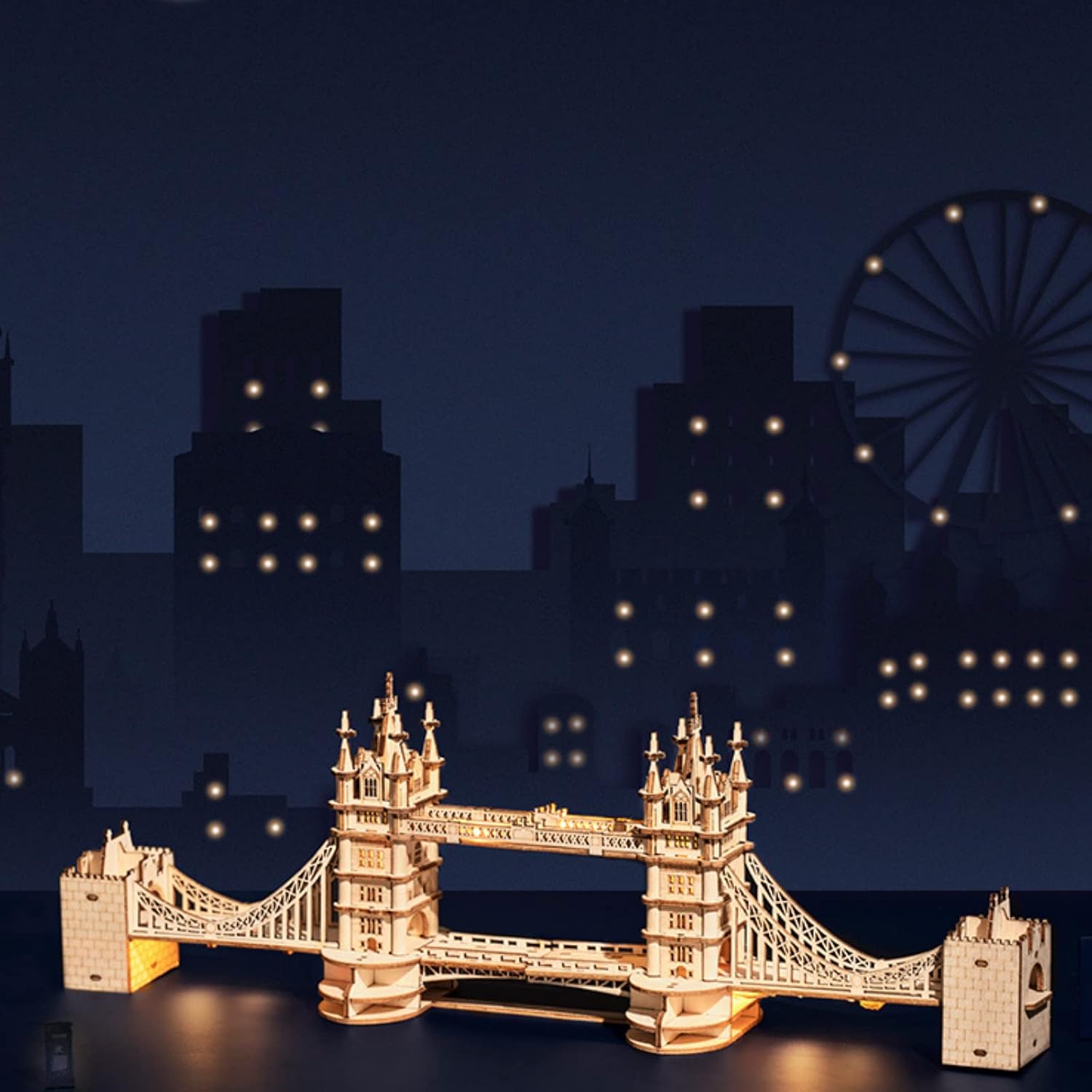 Detalle 1 de Rolife 3D Puzzle Brücken für London