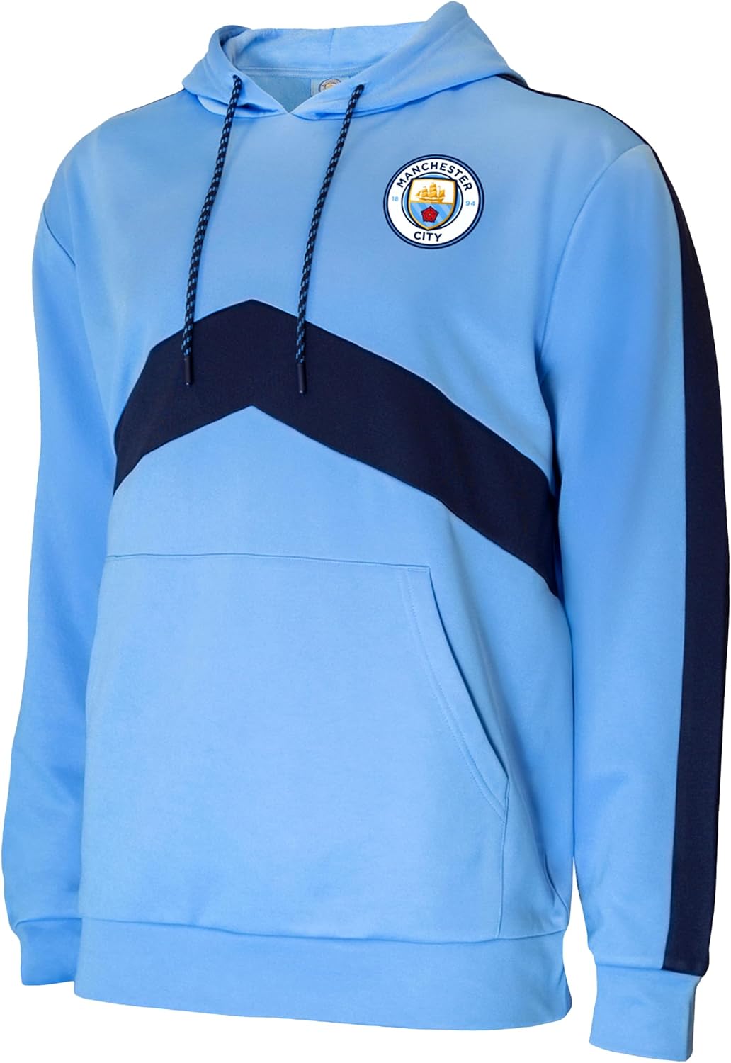 Detalle de Icon Sports Manchester City F.C. męska bluza z kapturem z nadrukiem