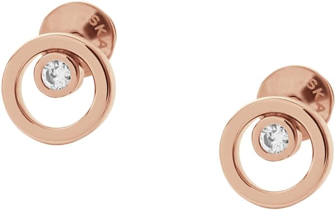 Detalle de Skagen Damen Ohrringe Roségold 7,4 mm