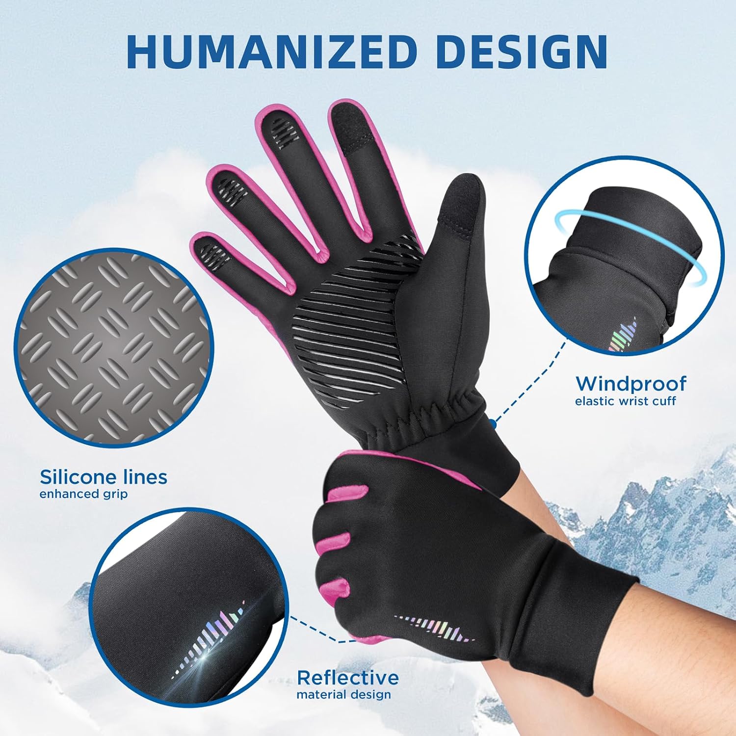 Thumbnail 4 de SIMARI Kids Winter Gloves 3-15 yrs