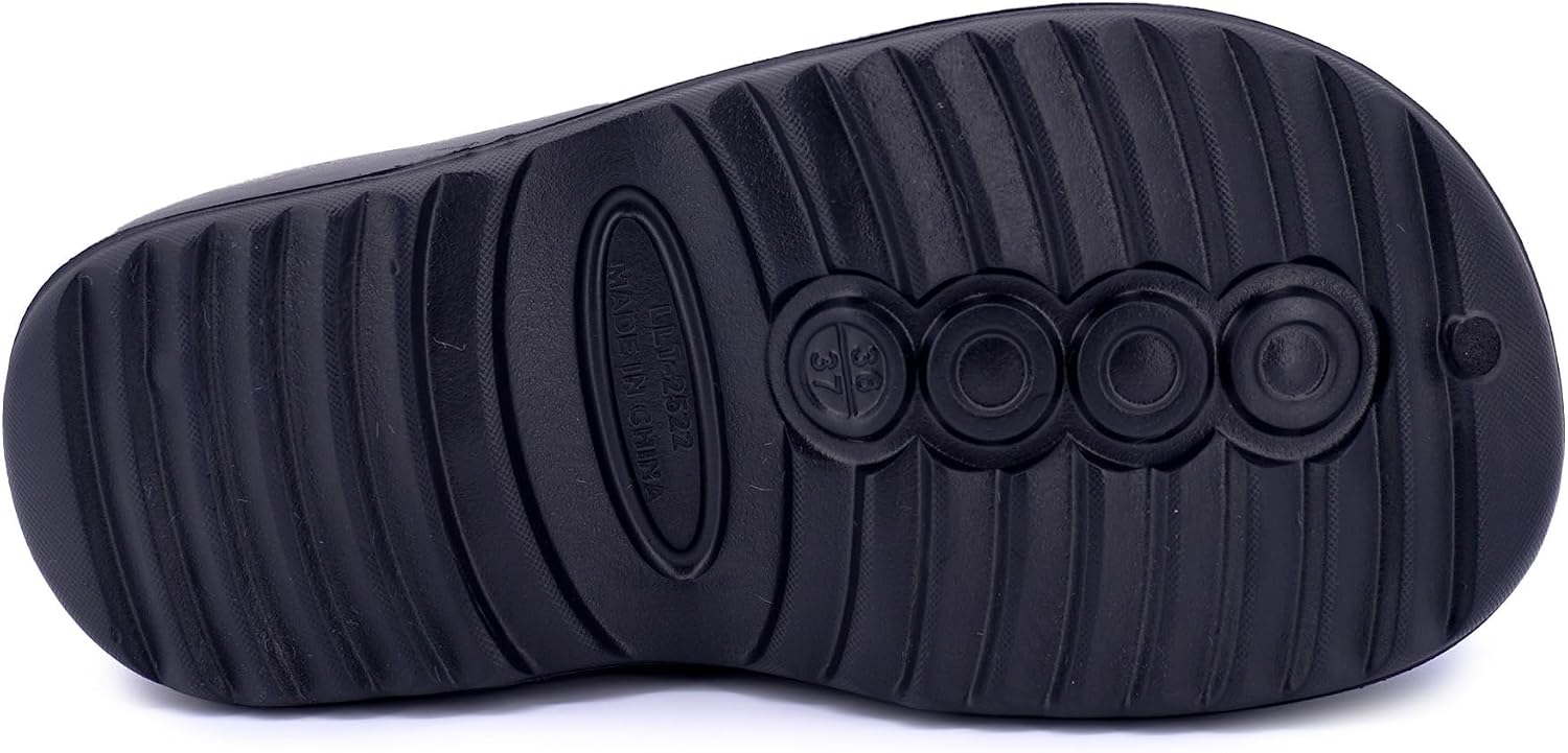 Detalle 2 de JOMIX winterpantoffels voor dames, gesloten klomp met imitatiebont en EVA-zool
