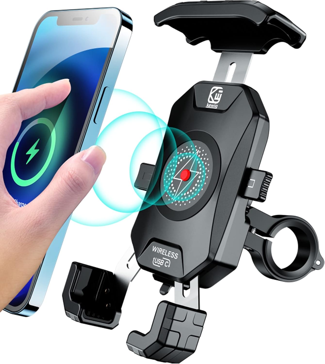 Thumbnail 6 de BRCOVAN Motorrad Telefonhalterung mit USB C