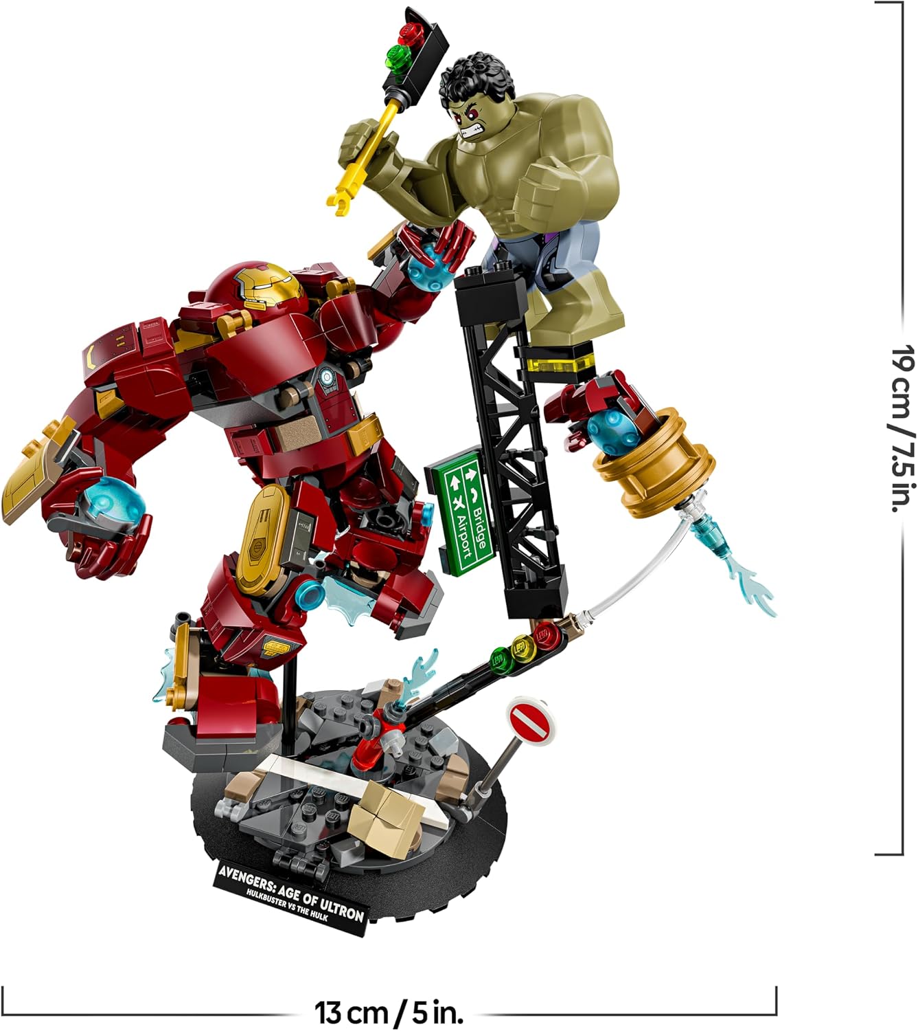 Thumbnail 6 de LEGO 76343 Battaglia Epica Hulkbuster vs Hulk