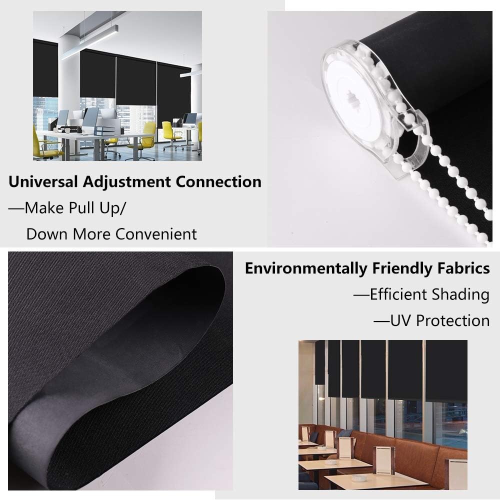 Detalle de LUCKUP 71 x 183 cm blackout roller blind