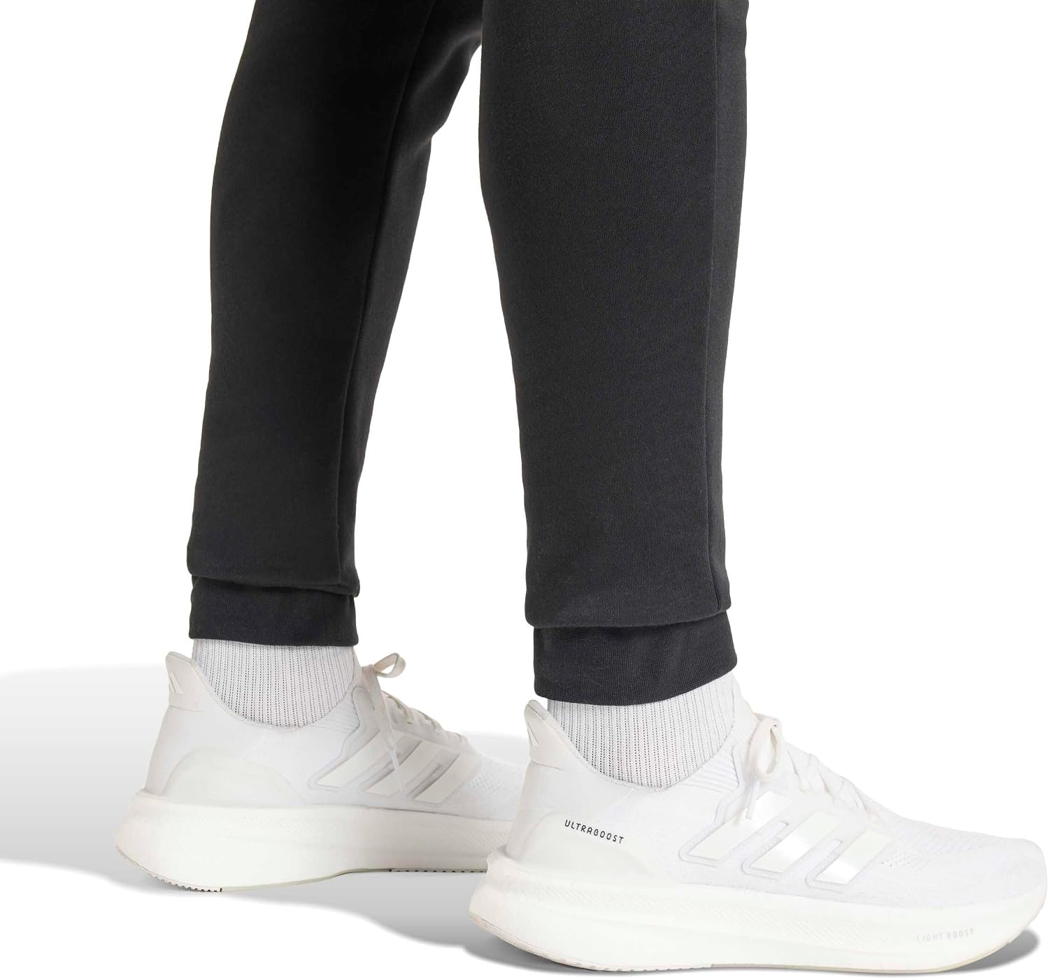 Detalle de adidas Men's Entrada26 Sweat Black/White – Regulär geschnitten, Kordelzug, recyceltes Material