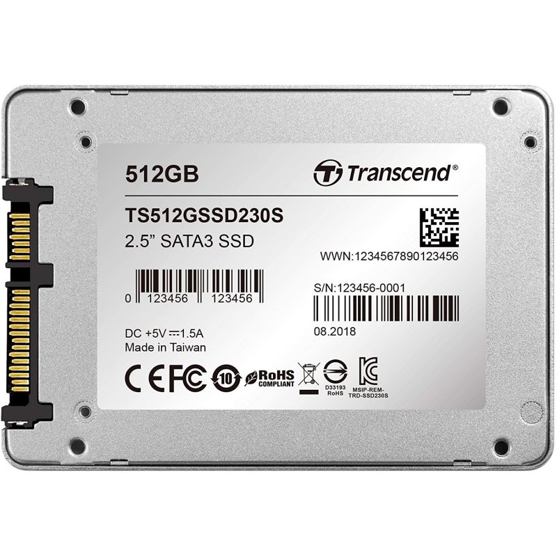 Detalle 2 de Transcend SSD230S 512GB SATA 3: rendimiento sólido para uso diario