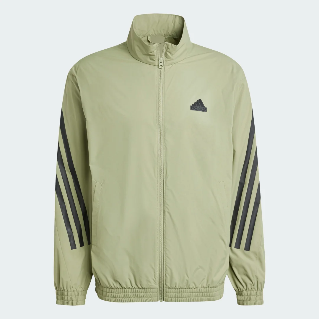 Thumbnail 3 de Chaqueta Future Icons Woven 3 bandas de Adidas – Verde