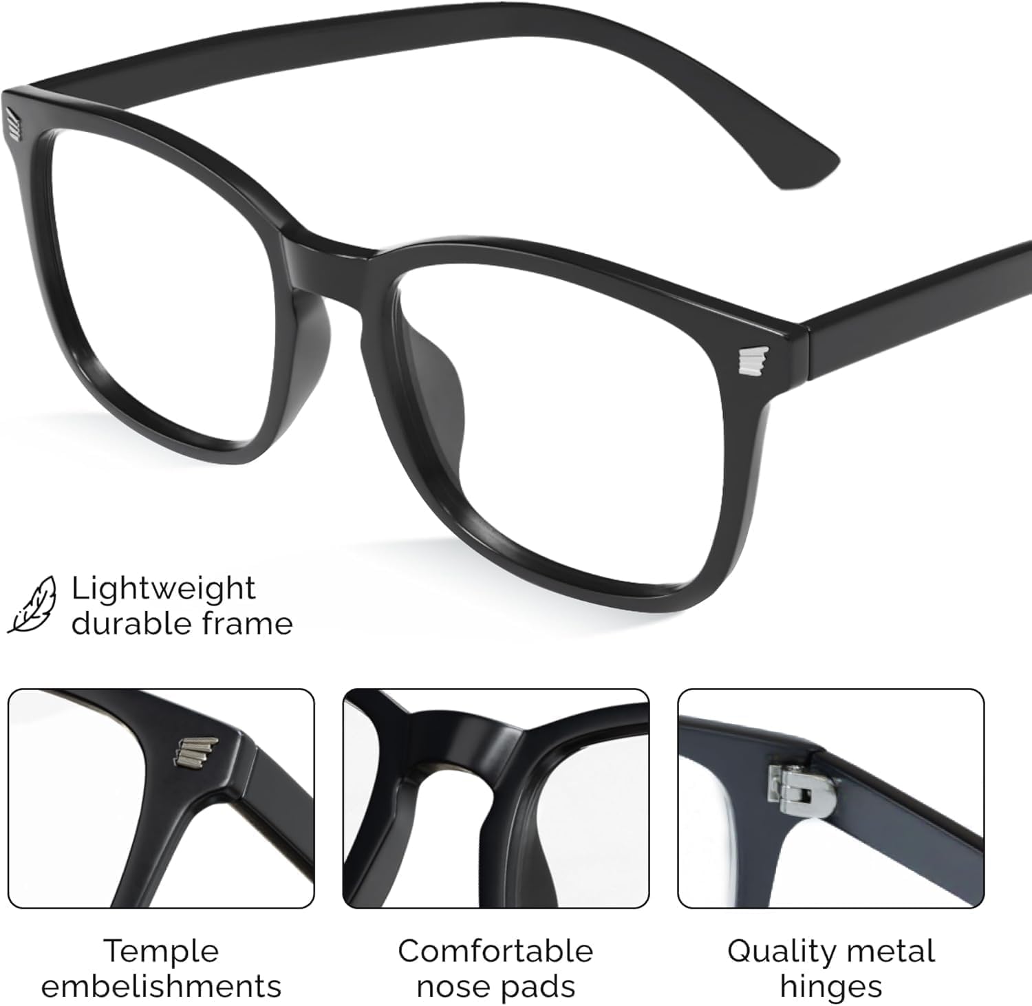 Detalle de livho High Tech Blue Light Glasses — Advanced Blue Light Blocking Computer Glasses