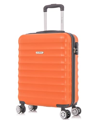 Imagen de FLYMAX 55x40x20 Ryanair Cabin Bag Hand Luggage Lightweight 40L Suitcase (2.5kg) – Orange en OfertitasTOP