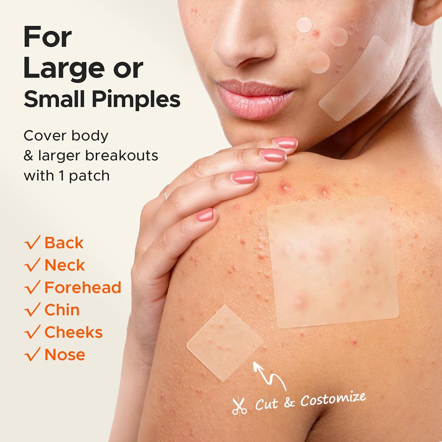 Detalle de TKTK 60 mm XL Acne Patches 265 Pack