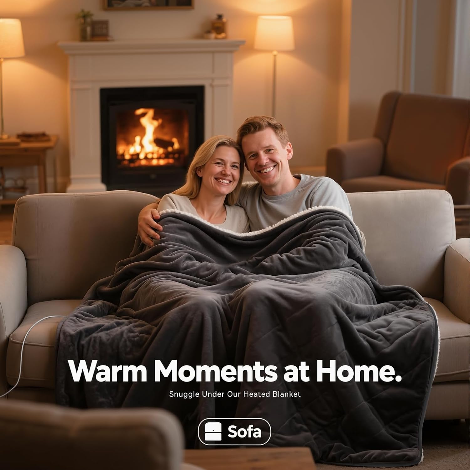 Thumbnail 6 de kinmaizi Electric Heated Blanket 120 x 160 cm — 4 heat levels