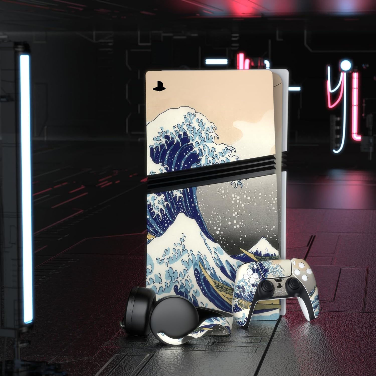 Detalle 1 de playvital PS5 Pro skin stickers set
