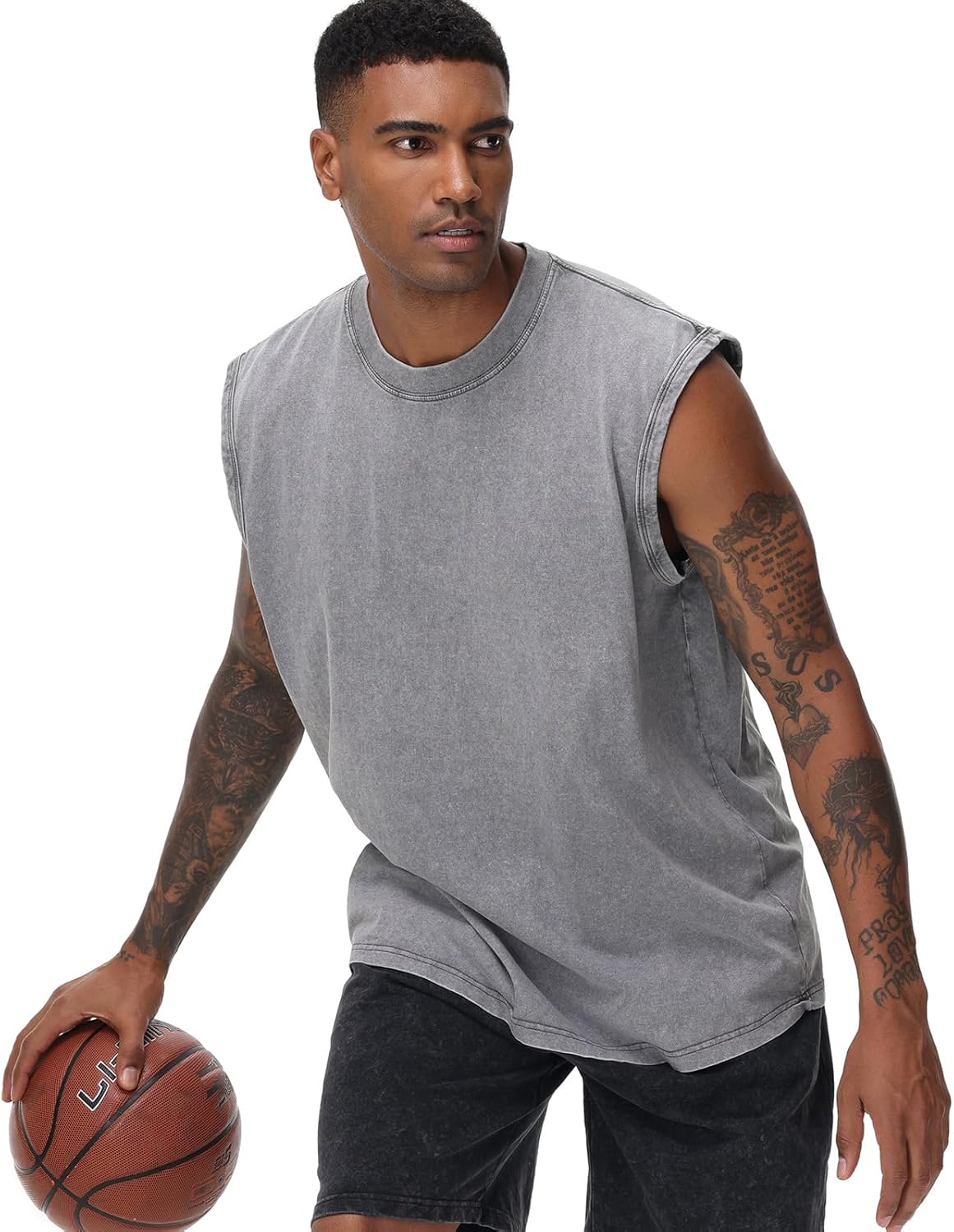 Thumbnail 1 de Herren Sommer Tank-Top Fitness Baumwolle