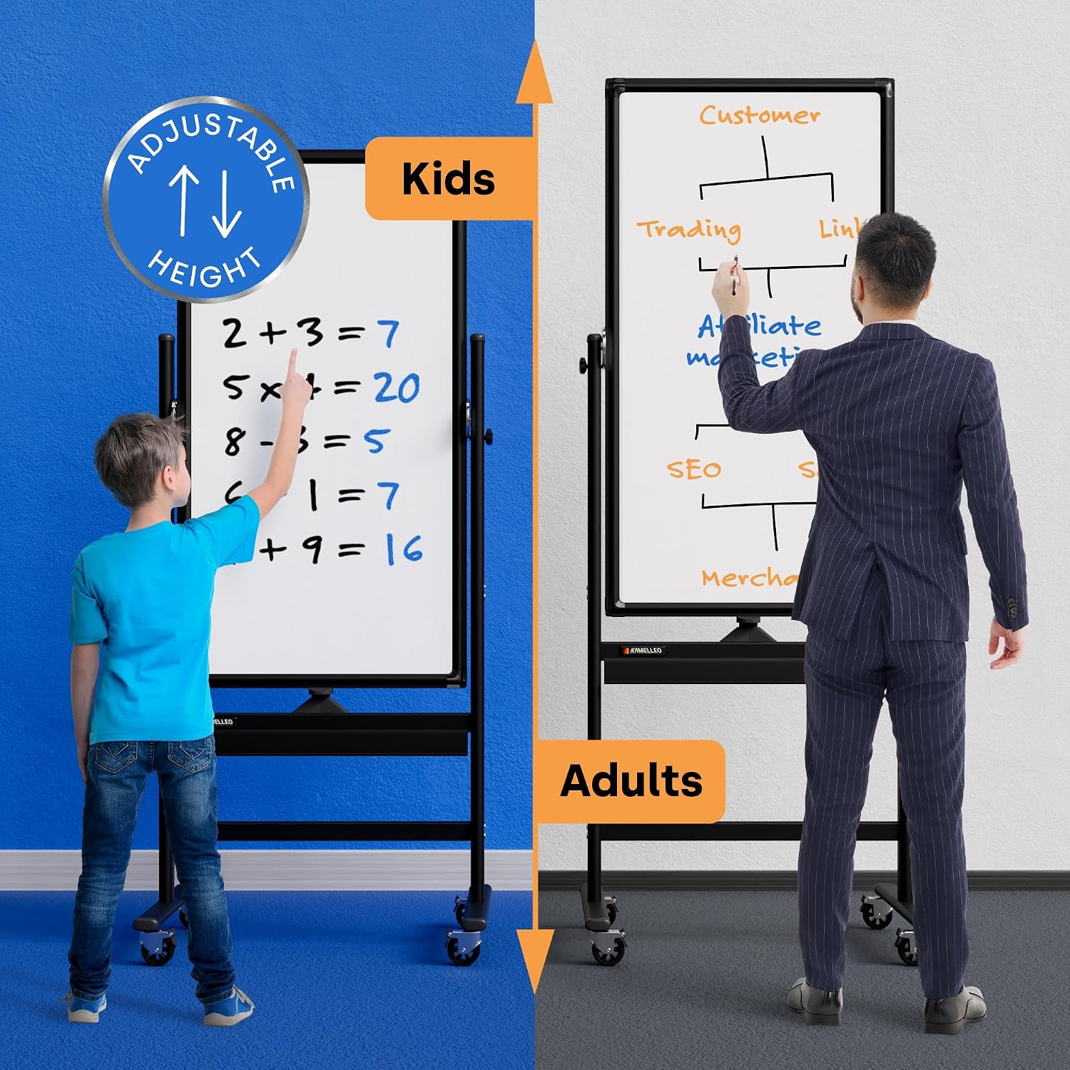 Detalle 2 de Kamelleo Rolling Whiteboard 24" x 48