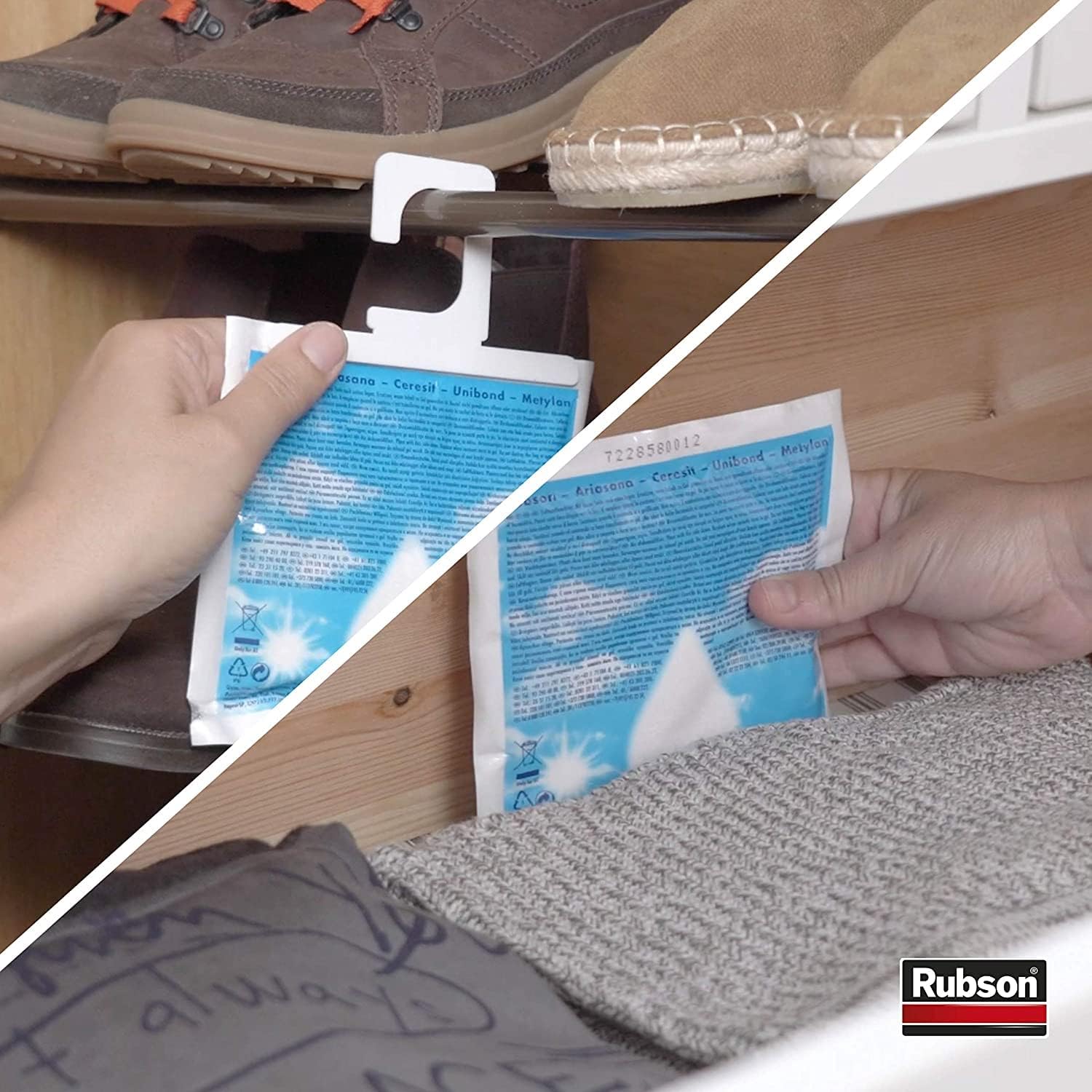 Thumbnail 5 de Rubson Absorbeur d’humidité Minifresh – 2 sachets 50 g, parfum neutre