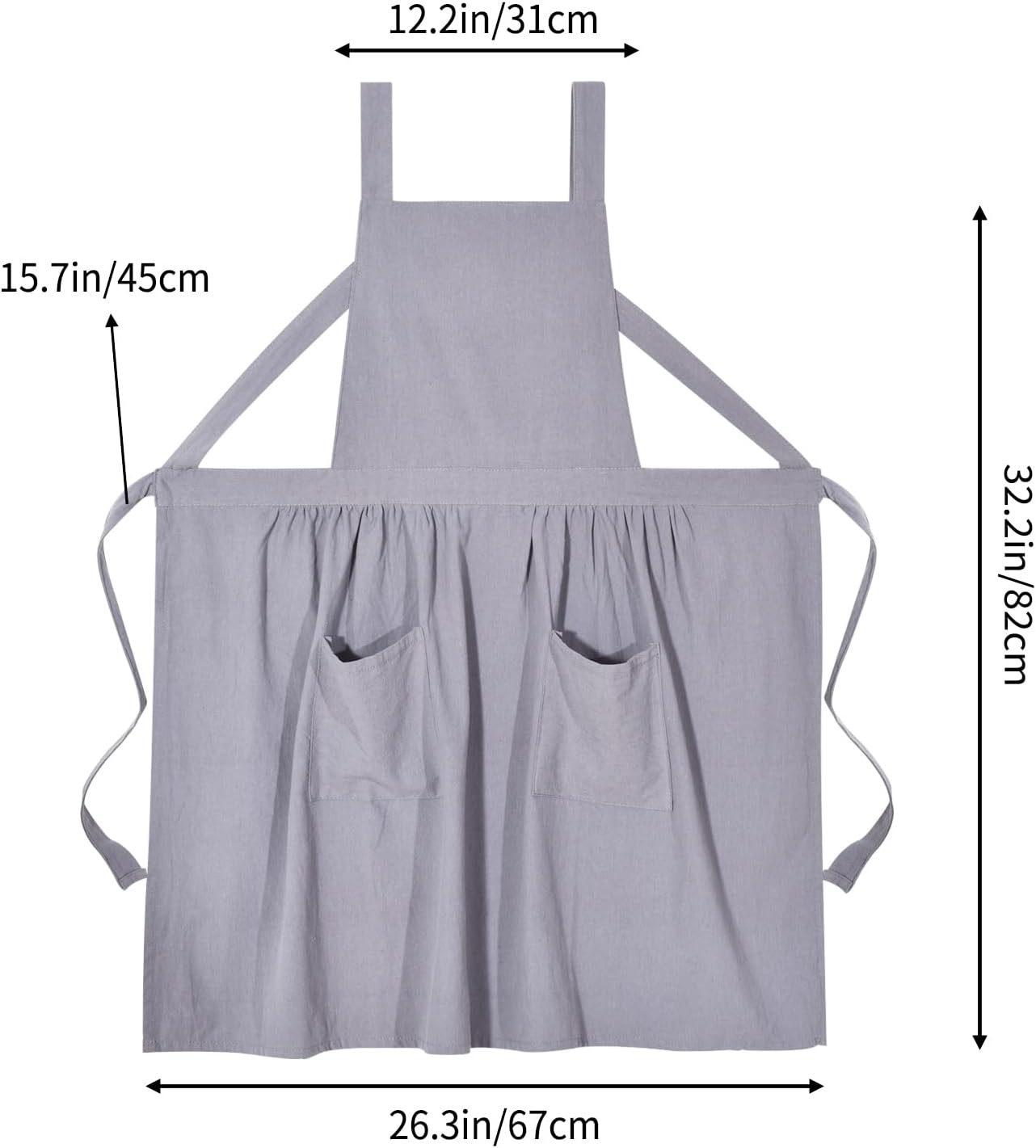 Detalle de Pinknoke Pinafore Apron with Two Pockets