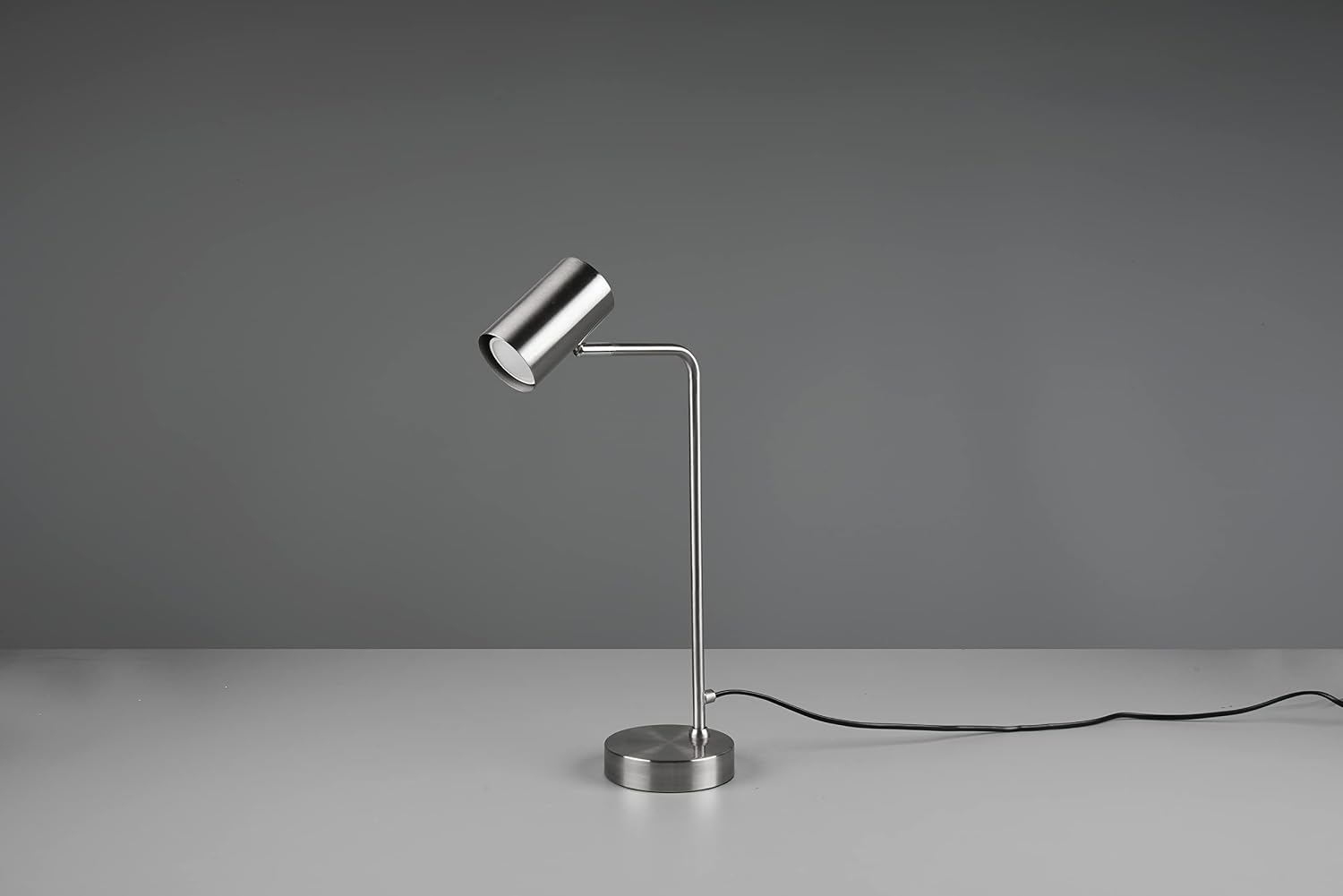 Detalle 1 de Trio Leuchten Marley 512400107 – metalowa lampa stołowa GU10, matowy nikiel