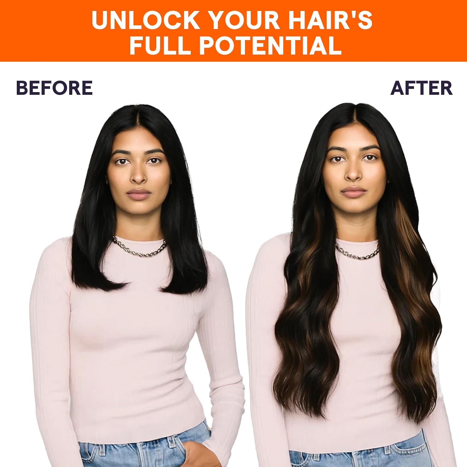 Thumbnail 4 de Full Shine 22 Inch Sew-In Human Hair Extensions