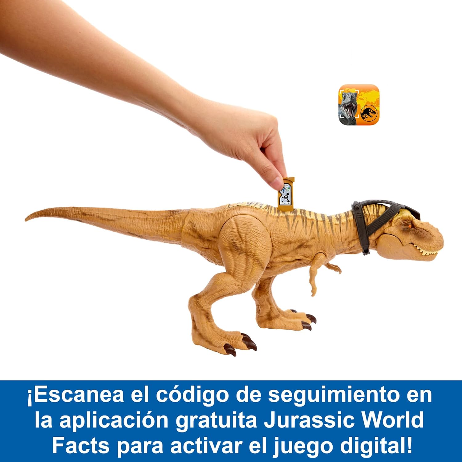 Thumbnail 2 de Mattel Jurassic World T-Rex Caza y Mastica 🦖 Sonidos +4 años