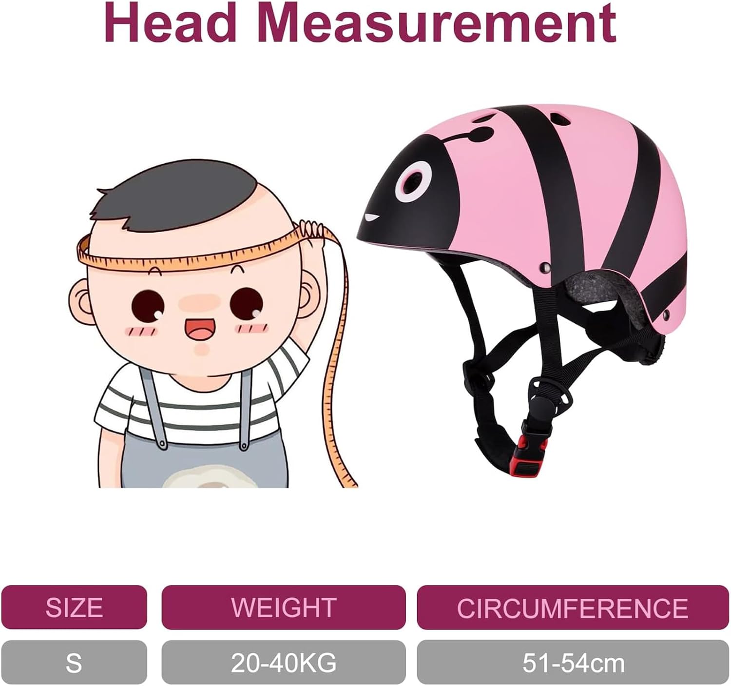 Detalle de Kids bike helmet 2 to 8, 50 54 cm