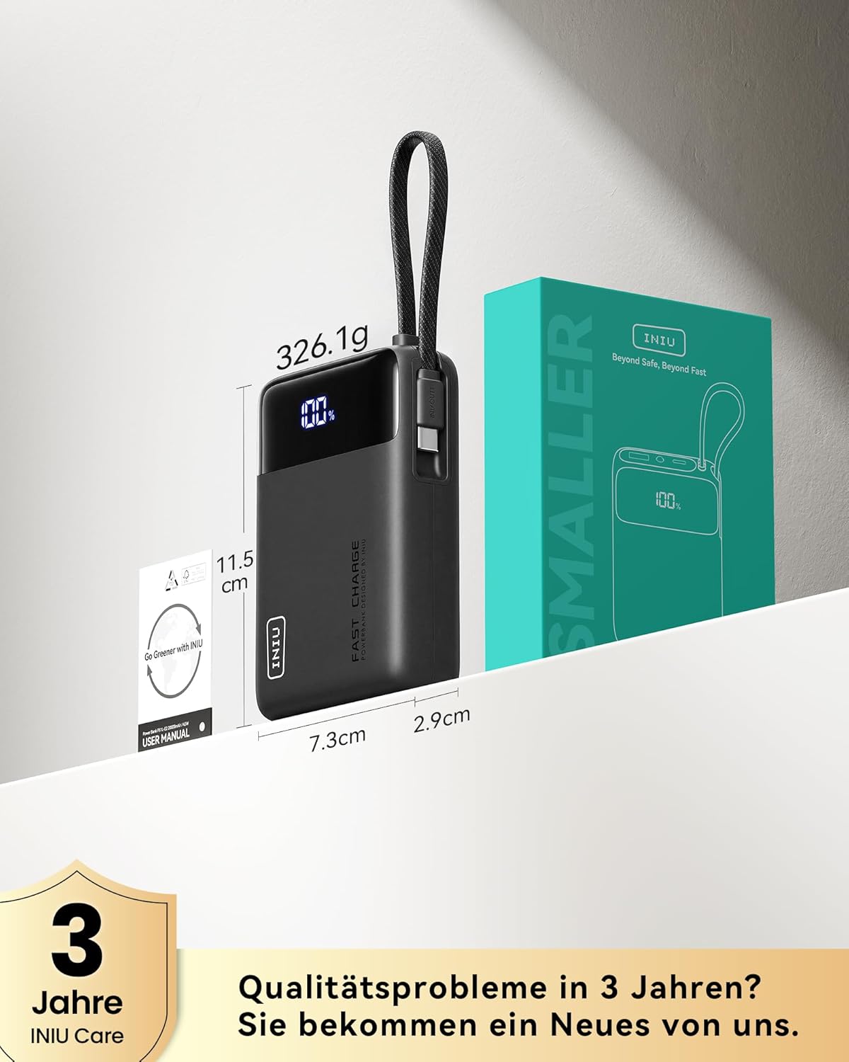 Thumbnail 6 de INIU 45W Power Bank 20000 mAh, kompakt