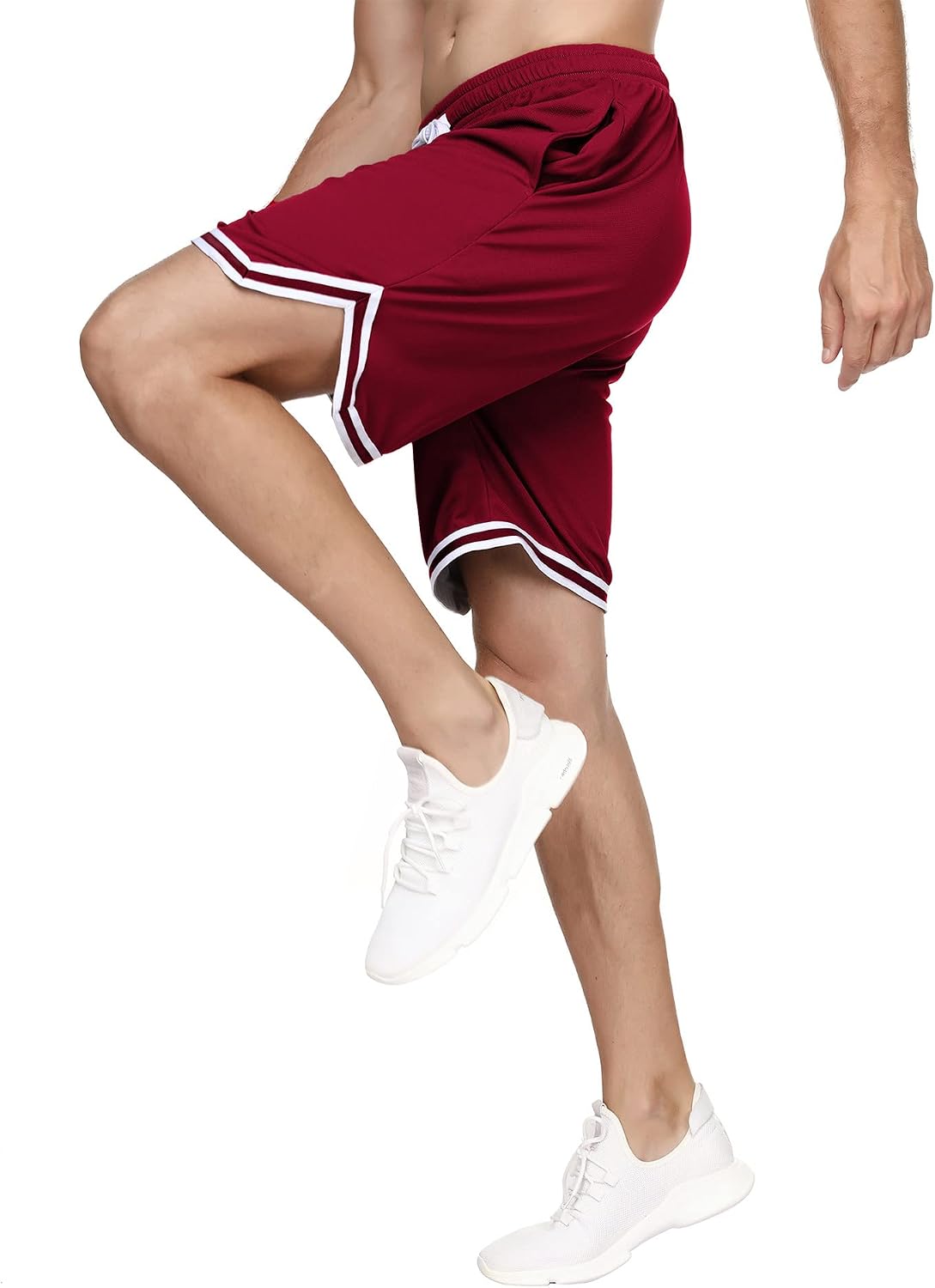 Thumbnail 1 de Litherday Shorts de Sport Homme en coton – Short à cordon avec poches, rayé, séchage rapide et léger