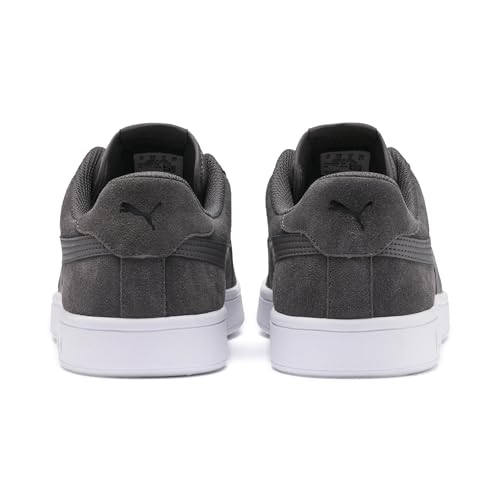 Detalle de PUMA Mixte Smash V2 Baskets - Castlerock Puma Noir / Puma Blanc, taille 39