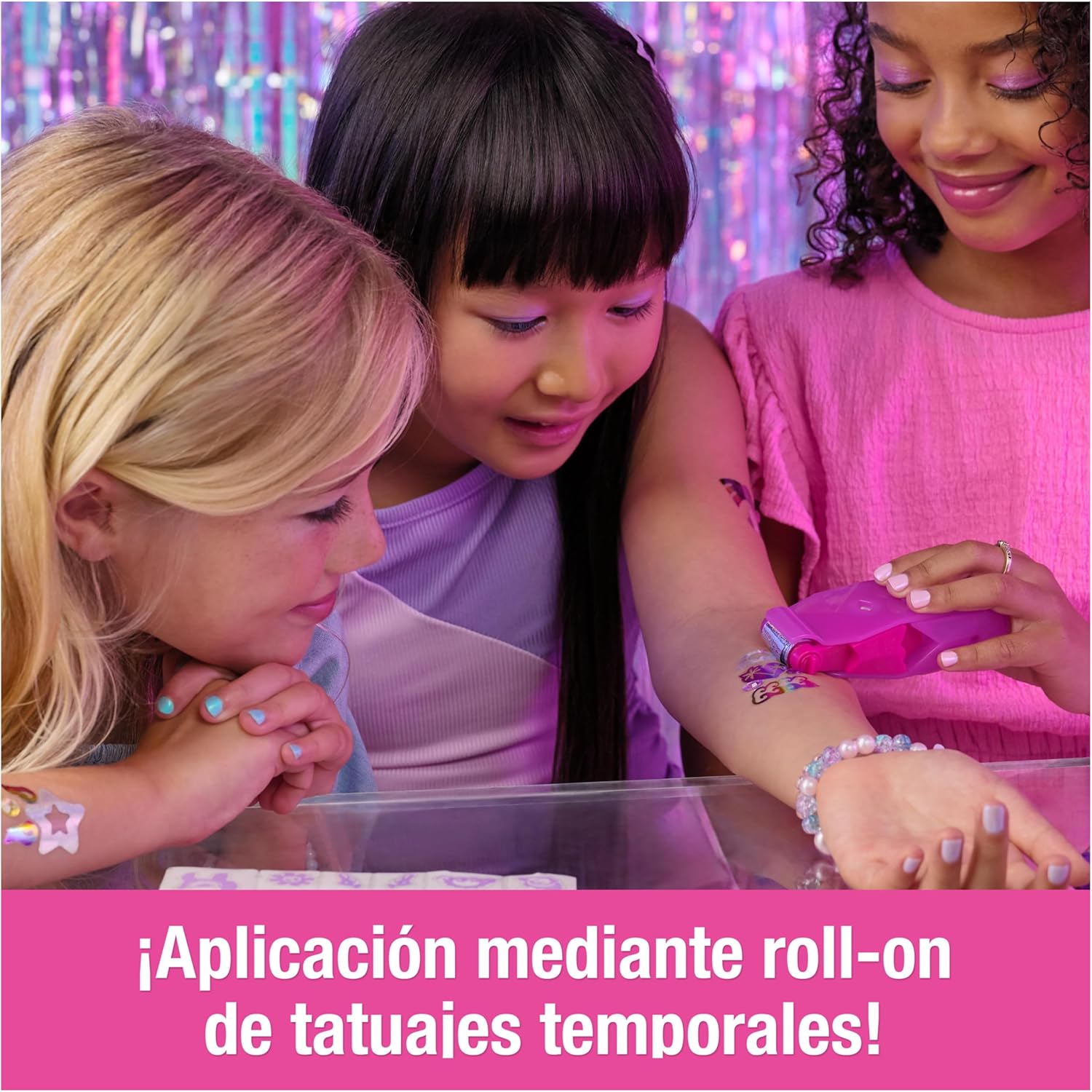 Thumbnail 1 de Cool MAKER Shimmer Me Body Art 🎨 Kit de Tatuajes Temporales Niñas