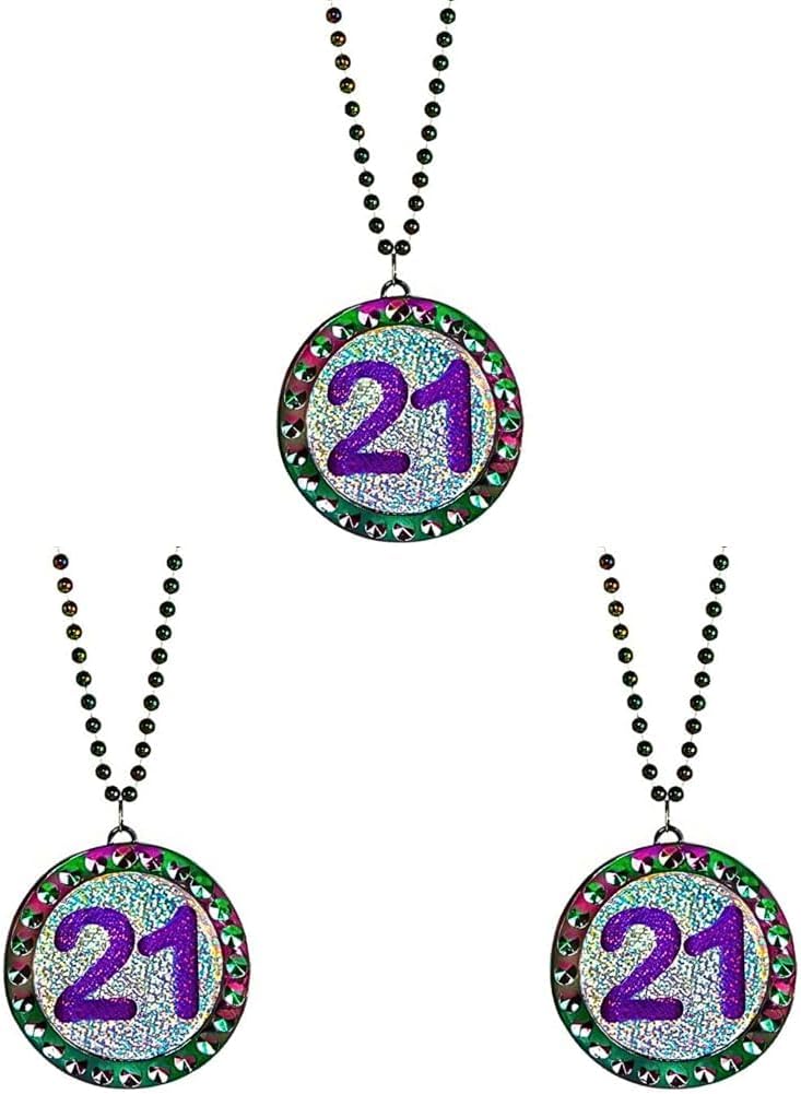 Thumbnail 2 de Amscan Multicolor Bead Necklace 30 Inch 📿