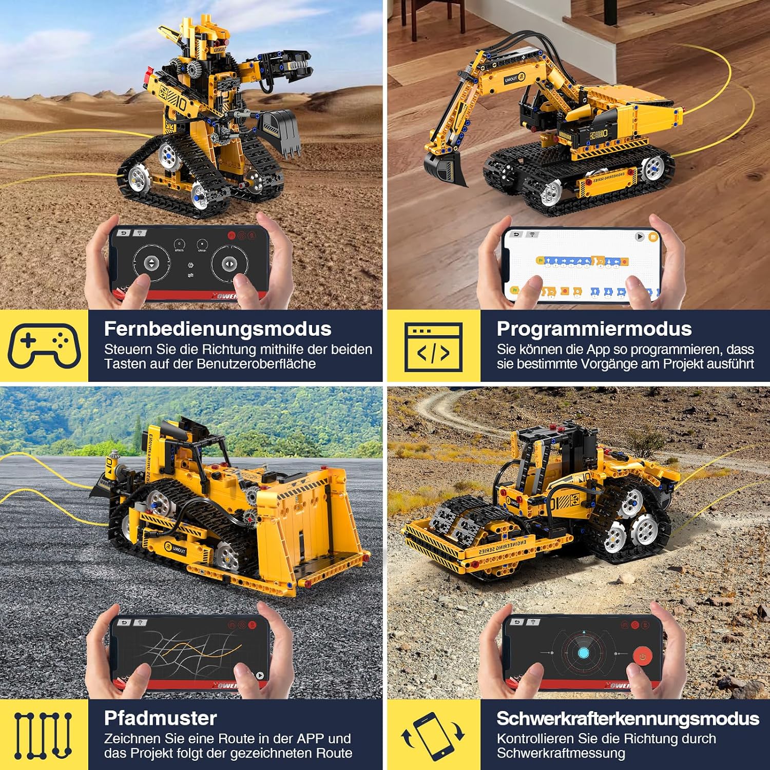 Thumbnail 4 de Technic Roboter Bauspielzeug 535 PCS 🤖