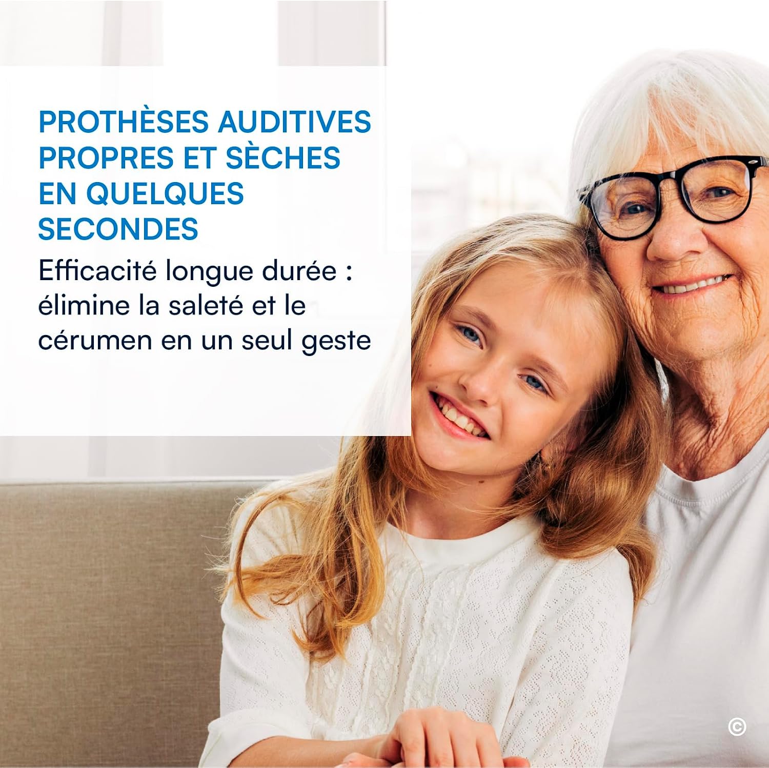 Detalle 1 de 200 lingettes humidifiées Udiclean, emballées individuellement, pour appareils auditifs et implants cochléaires