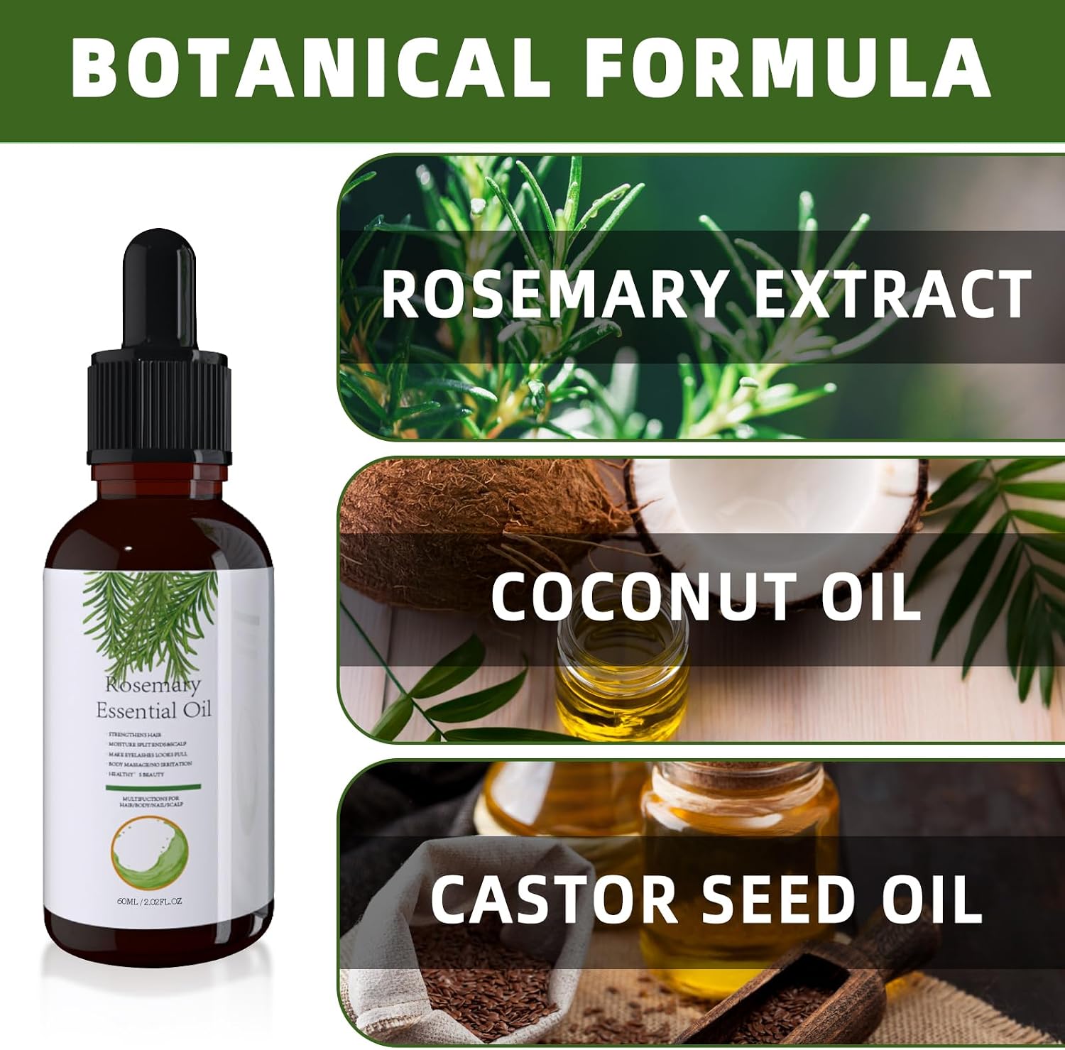 Detalle 2 de Aceite de Romero para el Cabello 60ML