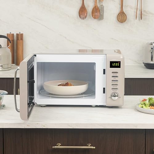 Thumbnail 1 de HADEN Microwave 20L 800W 5 Power Levels (Cotswold Putty) – A Practical Kitchen Companion