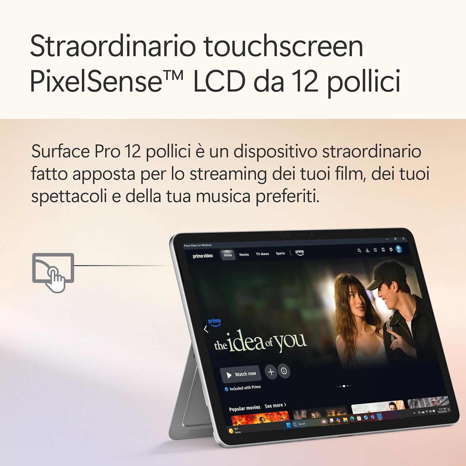 Thumbnail 3 de Microsoft Surface Pro Copilot+ PC | 12” LCD Touchscreen, 16 GB RAM, 512 GB | Platino