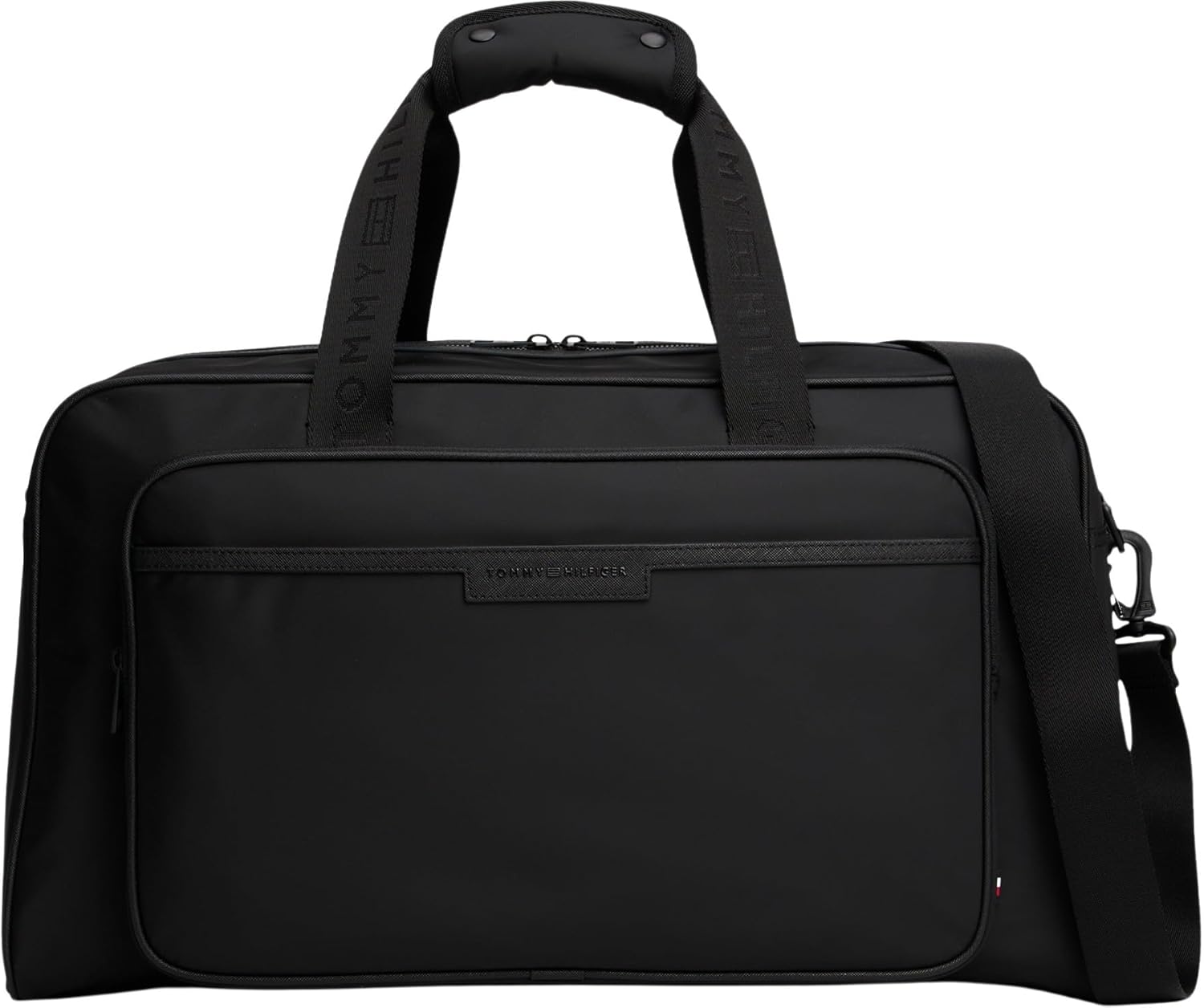Detalle de Tommy Hilfiger TH REPREVE DUFFLE AM0AM13803 Weekender – Nero, Uomo