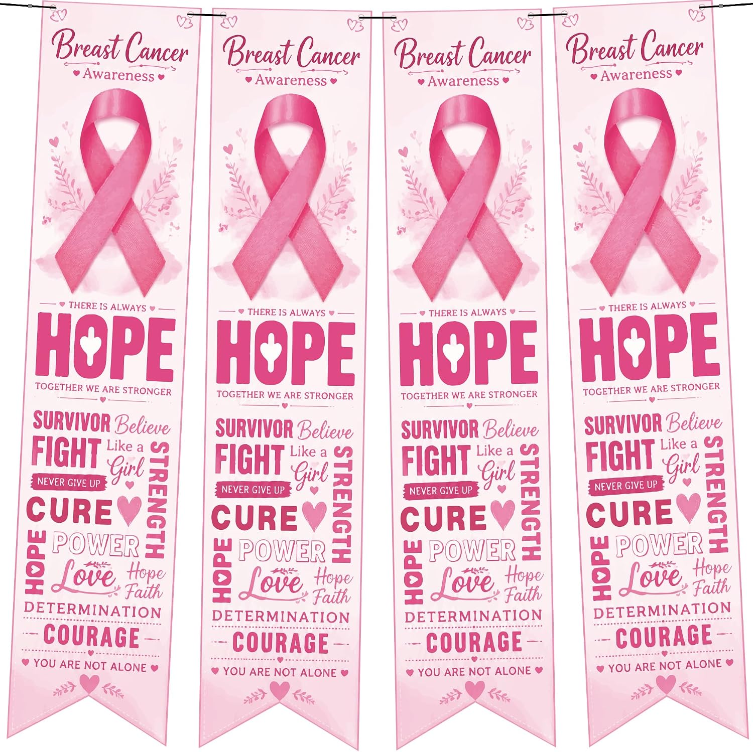 Detalle de Pink Ribbon Breast Cancer Awareness Banner