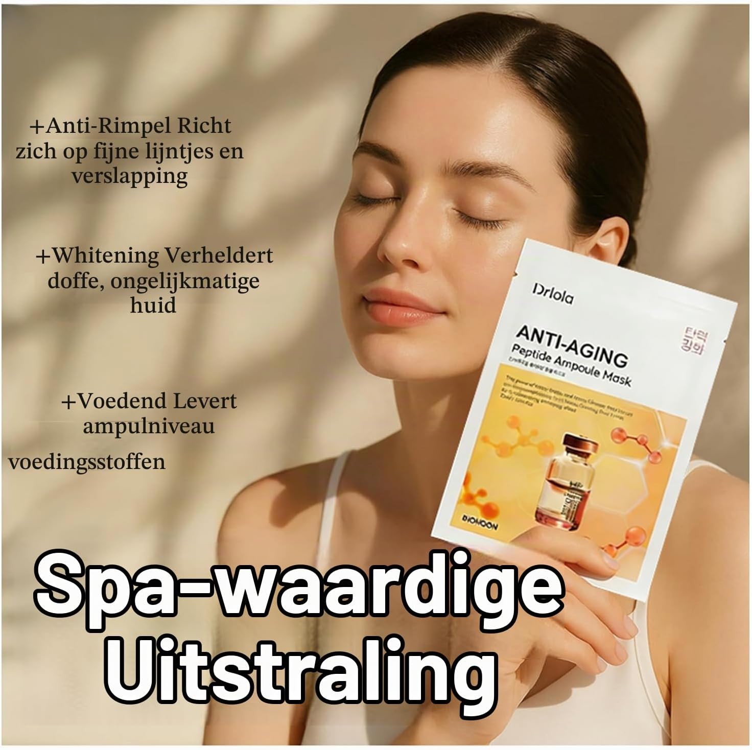 Detalle 2 de Byulbyulskin gezichtsmasker, 10 vellen met niacinamide en koperpeptide-1