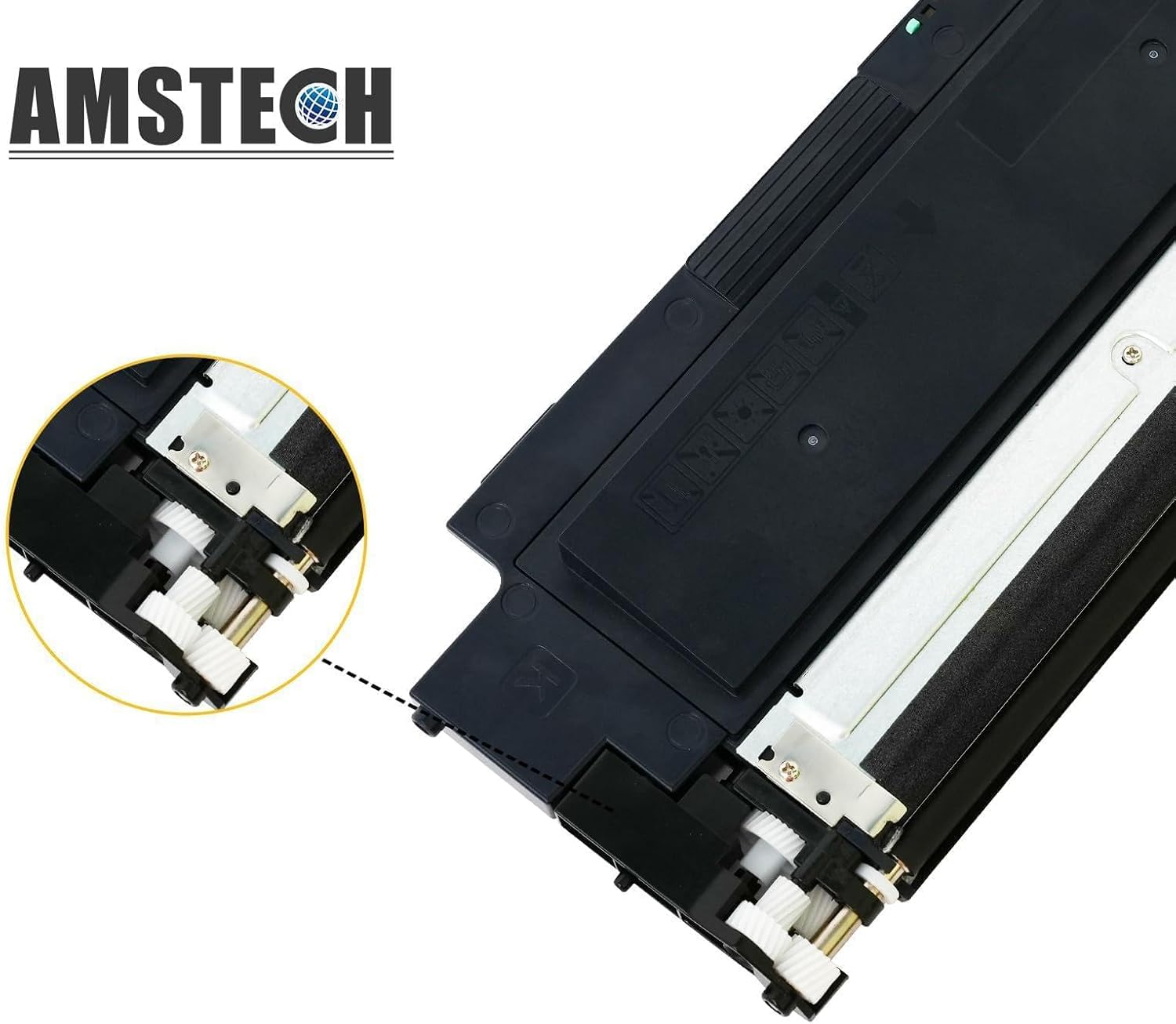 Detalle 2 de Amstech 117A MFP Toner Set 4PK kompatibel für HP 117A – Schwarz + Farben (W2070A/W2071A/W2072A/W2073A)