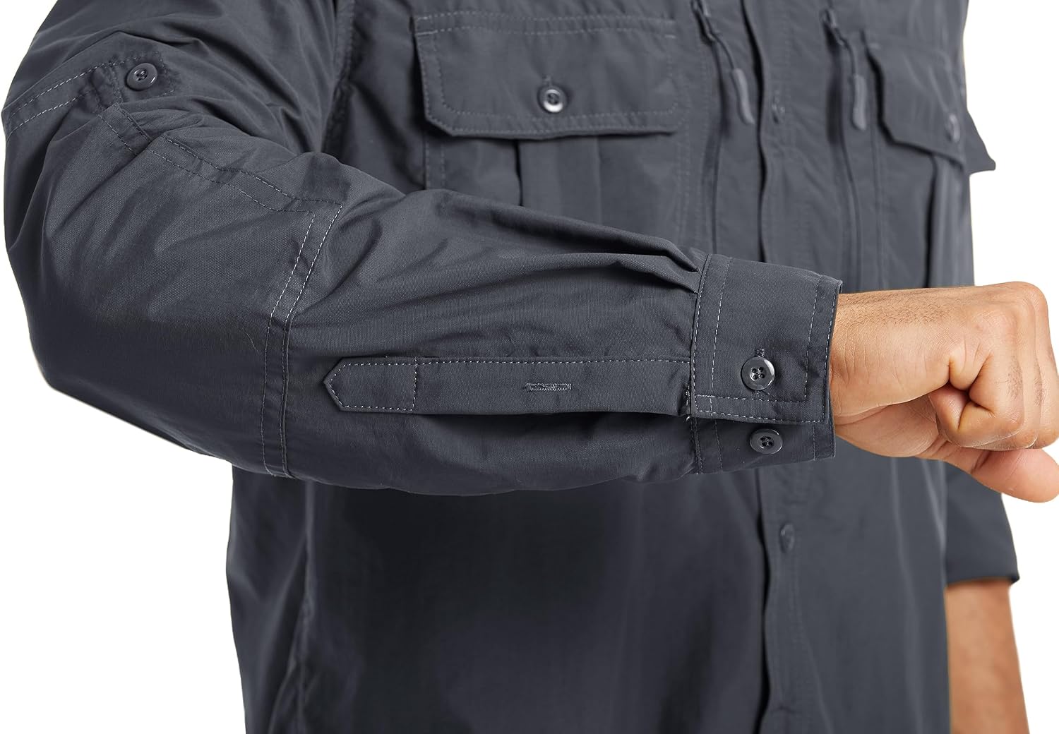 Thumbnail 4 de MAGCOMSEN Men’s UPF 50+ Sun Protection Long Sleeve Shirts for Hiking, Fishing & Safari