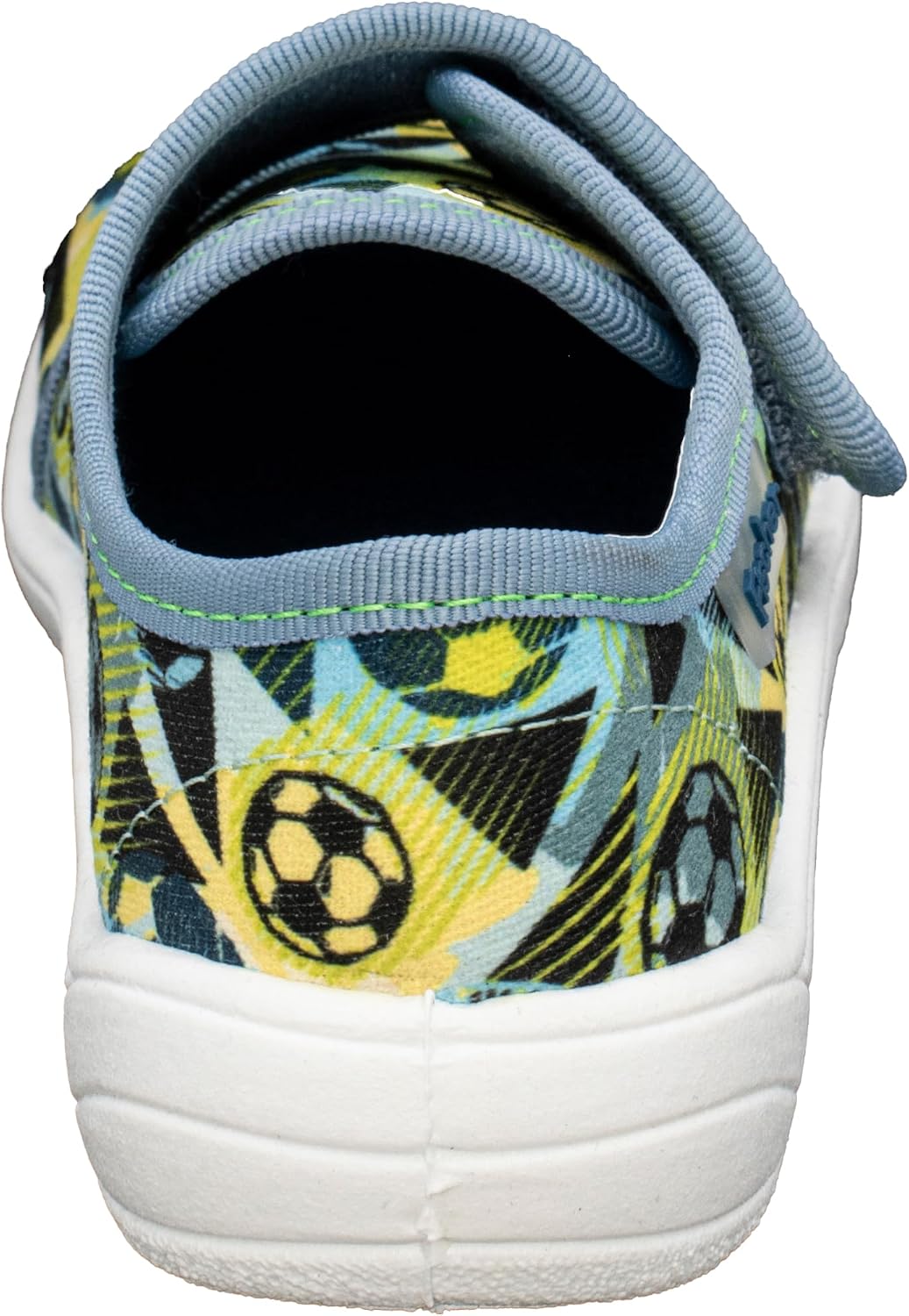 Detalle de Fischer Tim MuleGarçon — Chaussure de football multicolore à semelle blanche