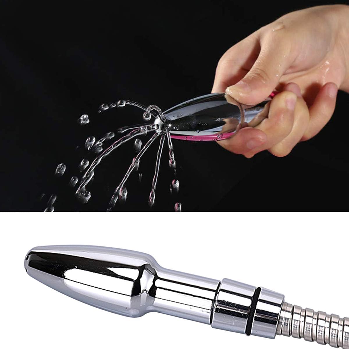 Thumbnail 6 de Duschschlauch Tiefenreinigungssystem für Einlaufdusche mit 59 Zoll Duschschlauch (Silber)