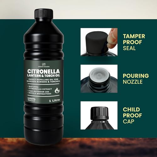 Thumbnail 3 de CUQOO 1L Scented Citronella Oil for Garden Burners – 2 Pack for Tiki Torches, Lanterns and Outdoor Lamps