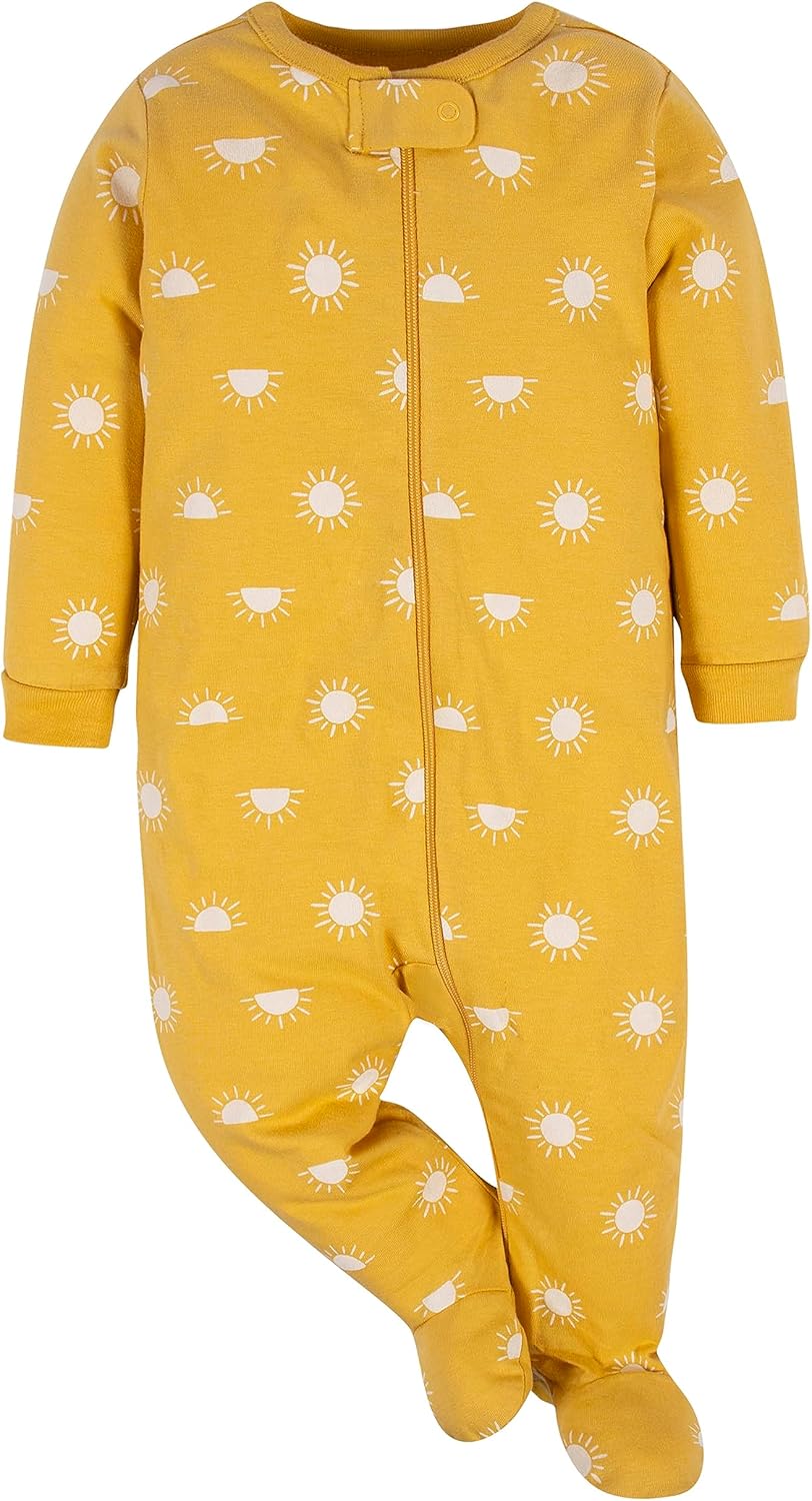 Detalle 2 de Gerber Unisex Baby Sleep 'N Play Footed Sleepers – Pack of 4