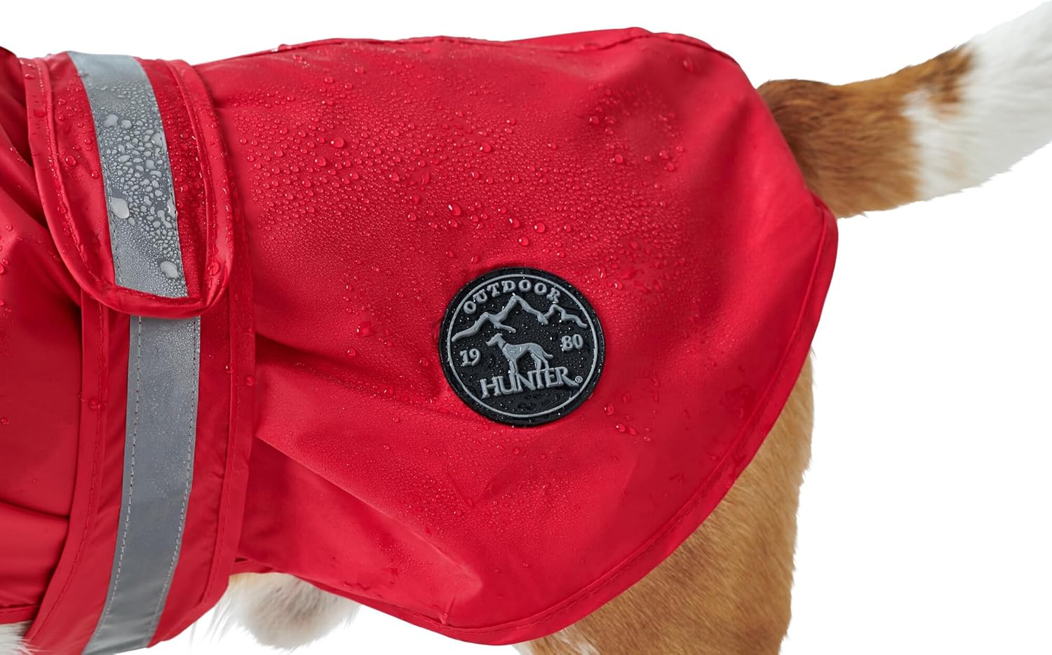 Thumbnail 6 de HUNTER Hunde-Regenmantel UPPSALA RAIN – roter Allround-Schutz bei Nässe